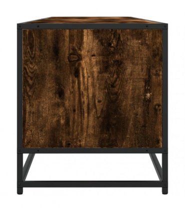 vidaXL TV Cabinet Smoked Oak 180x40x46 cm Engineered Wood