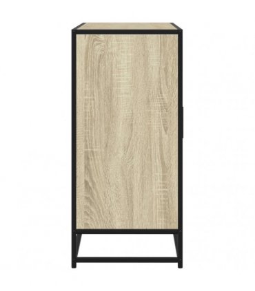 vidaXL Sideboard Sonoma Oak 92x35x76 cm Engineered Wood