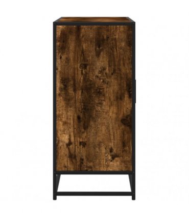 vidaXL Sideboard Smoked Oak 92x35x76 cm Engineered Wood