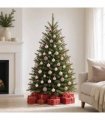 vidaXL 100 Piece Christmas Ball Set Pink