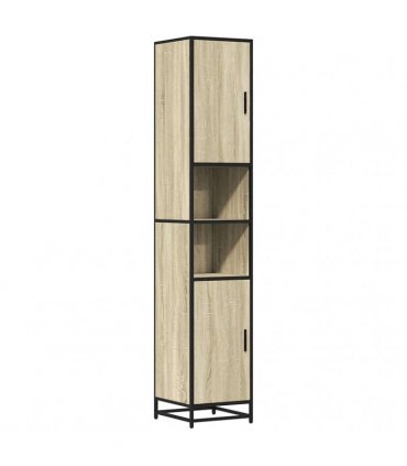 vidaXL Bathroom Cabinet Sonoma Oak 35x37.5x188.5 cm