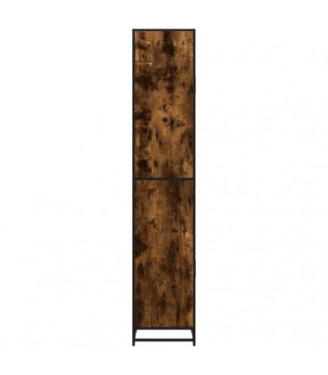 vidaXL Bathroom Cabinet Smoked Oak 35x37.5x188.5 cm