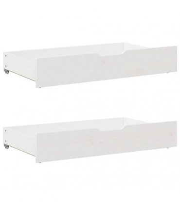 vidaXL Bed Frame without Mattress White 135x190 cm Solid Wood Pine