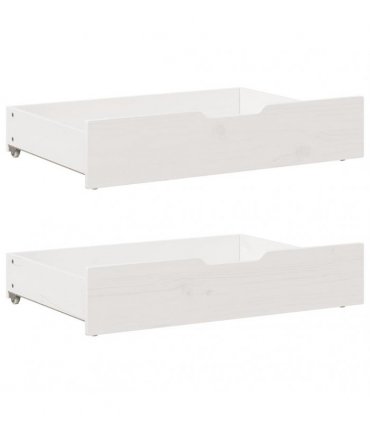 vidaXL Bed Frame without Mattress White 150x200 cm Solid Wood Pine