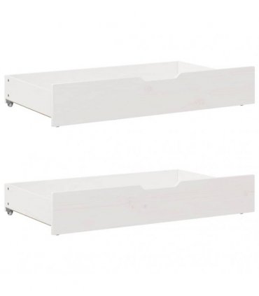 vidaXL Bed Frame without Mattress White 150x200 cm Solid Wood Pine