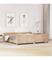 vidaXL Bed Frame without Mattress 200x200 cm Solid Wood Pine