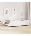 vidaXL Bed Frame without Mattress White 180x200 cm Solid Wood Pine