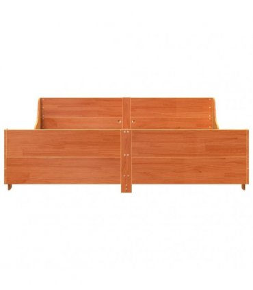 vidaXL Bed Frame without Mattress Wax Brown 180x200 cm Solid Wood Pine