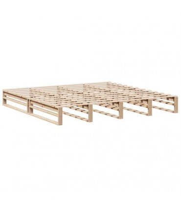 vidaXL Bed Frame without Mattress 200x200 cm Solid Wood Pine