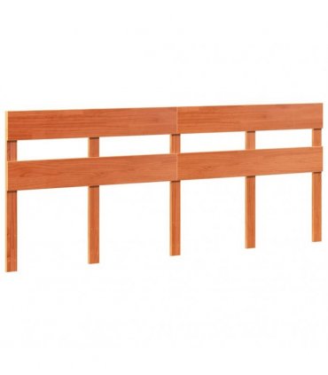 vidaXL Bed Frame without Mattress Wax Brown 200x200 cm Solid Wood Pine