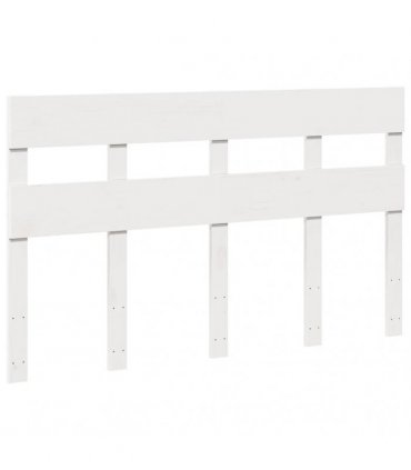vidaXL Bed Frame without Mattress White 120x190 cm Solid Wood Pine