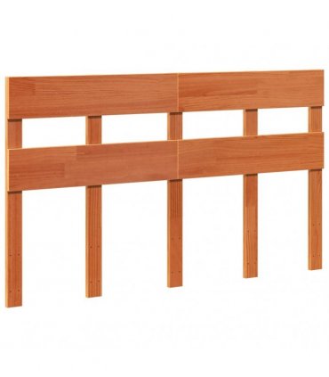 vidaXL Bed Frame without Mattress Wax Brown 120x190 cm Solid Wood Pine