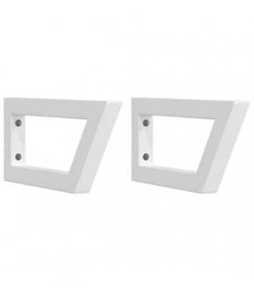 vidaXL Basin Shelf Wall Mounted Steel and Solid Wood Beech