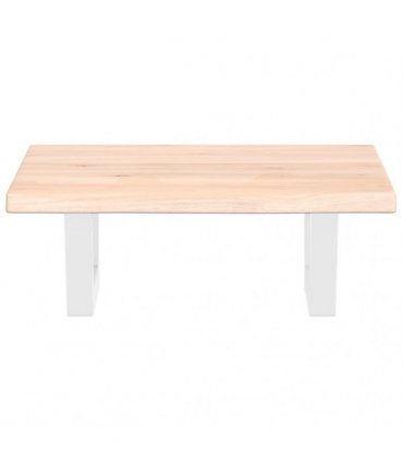 vidaXL Basin Shelf Wall Mounted Steel and Solid Wood Oak