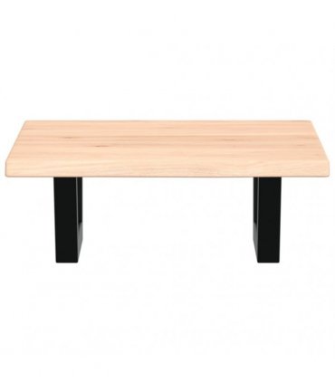 vidaXL Basin Shelf Wall Mounted Steel and Solid Wood Oak