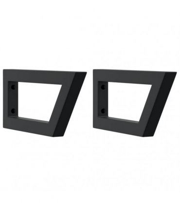 vidaXL Basin Shelf Wall Mounted Steel and Solid Wood Oak