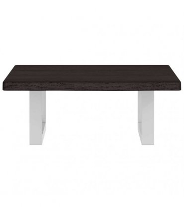 vidaXL Basin Shelf Wall Mounted Steel and Solid Wood Oak