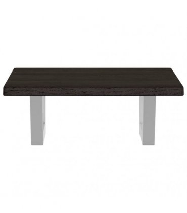 vidaXL Basin Shelf Wall Mounted Steel and Solid Wood Oak