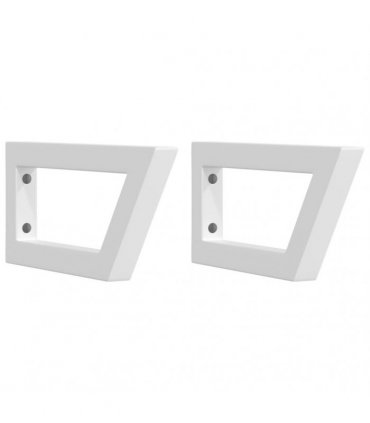 vidaXL Basin Shelf Wall Mounted Steel and Solid Wood Oak