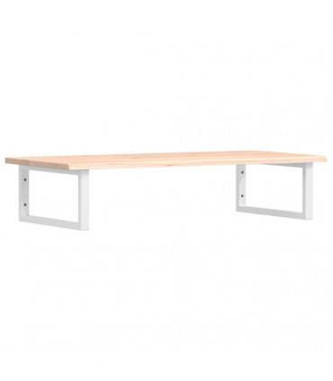 vidaXL Basin Shelf Wall Mounted Steel and Solid Wood Oak