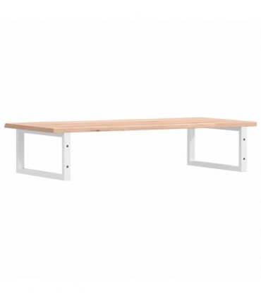 vidaXL Basin Shelf Wall Mounted Steel and Solid Wood Oak