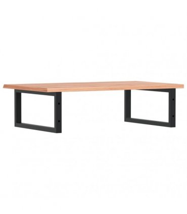 vidaXL Basin Shelf Wall Mounted Steel and Solid Wood Oak