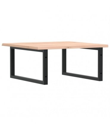 vidaXL Basin Shelf Wall Mounted Steel and Solid Wood Oak