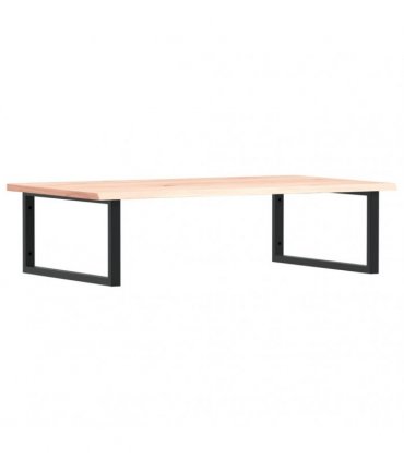 vidaXL Basin Shelf Wall Mounted Steel and Solid Wood Oak
