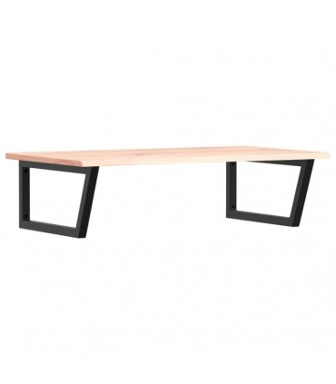 vidaXL Basin Shelf Wall Mounted Steel and Solid Wood Oak