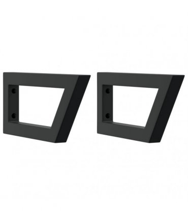 vidaXL Basin Shelf Wall Mounted Steel and Solid Wood Acacia