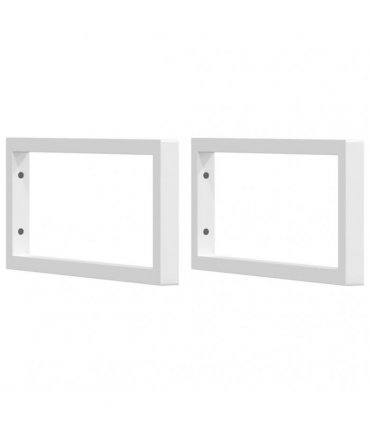 vidaXL Basin Shelf Wall Mounted Steel and Solid Wood Acacia