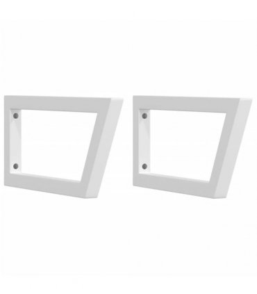 vidaXL Basin Shelf Wall Mounted Steel and Solid Wood Acacia