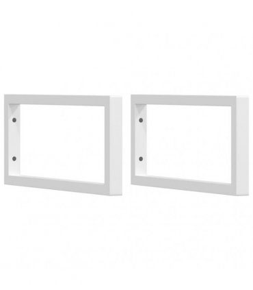 vidaXL Basin Shelf Wall Mounted Steel and Solid Wood Acacia