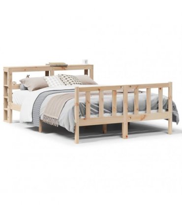 vidaXL Bed Frame without Mattress 160x200 cm Solid Wood Pine