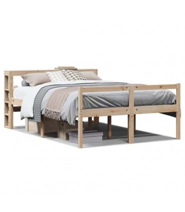 vidaXL Senior Bed with Headboard without Mattress 160x200 cm