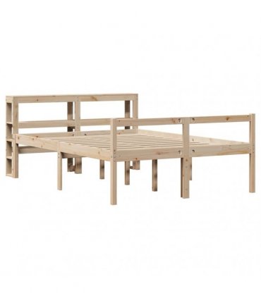 vidaXL Senior Bed with Headboard without Mattress 160x200 cm