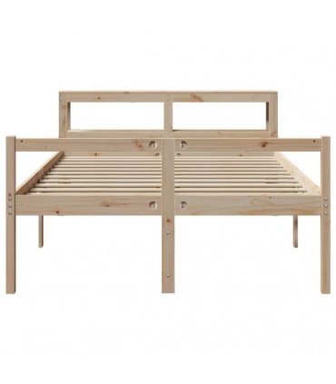 vidaXL Senior Bed with Headboard without Mattress 160x200 cm
