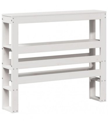 vidaXL Bed Frame with Headboard without Mattress White 75x190 cm