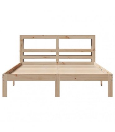 vidaXL Bed Frame with Headboard without Mattress 160x200 cm