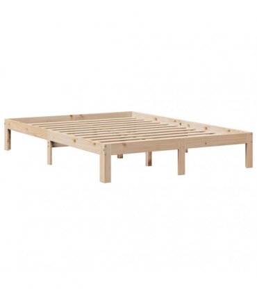 vidaXL Bed Frame with Headboard without Mattress 160x200 cm