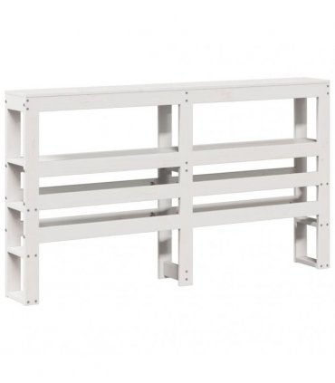 vidaXL Bed Frame without Mattress White 75x190 cm Solid Wood Pine
