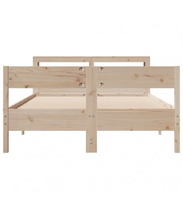 vidaXL Bed Frame without Mattress 120x200 cm Solid Wood Pine