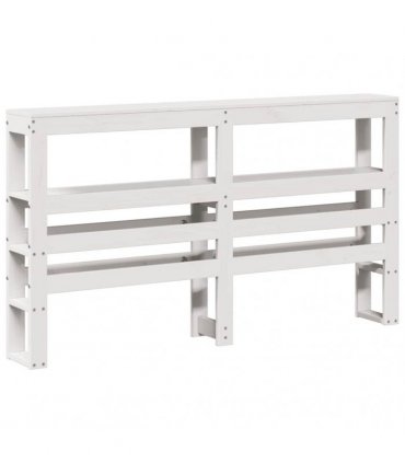 vidaXL Bed Frame without Mattress White 150x200 cm Solid Wood Pine