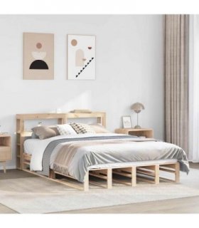 vidaXL Bed Frame without Mattress 160x200 cm Solid Wood Pine