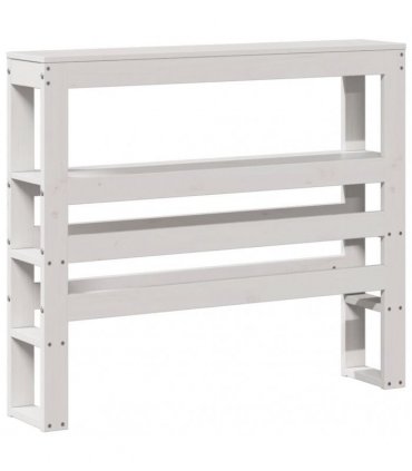 vidaXL Bed Frame without Mattress White 75x190 cm Solid Wood Pine