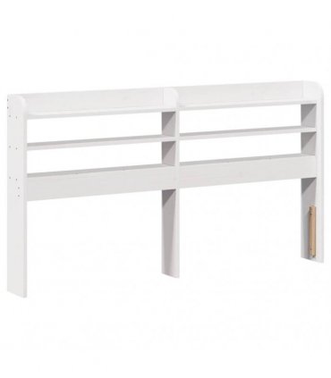 vidaXL Bed Frame without Mattress White 100x200 cm Solid Wood Pine