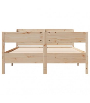 vidaXL Bed Frame without Mattress 150x200 cm Solid Wood Pine