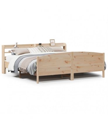 vidaXL Bed Frame without Mattress 180x200 cm Solid Wood Pine