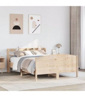 vidaXL Bed Frame without Mattress 150x200 cm Solid Wood Pine