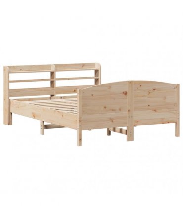 vidaXL Bed Frame without Mattress 150x200 cm Solid Wood Pine